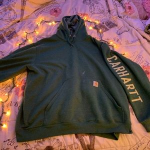 Carhartt hoodie, green, 2x